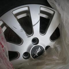 【値下げ】アルミホイール　スタッドレスタイヤ付　165/55R/15の画像