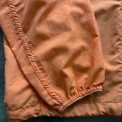 mont-bell キッズ　ウィンドブレーカー120 オレンジの画像