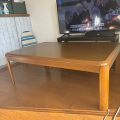 長方形 こたつ あげます!!