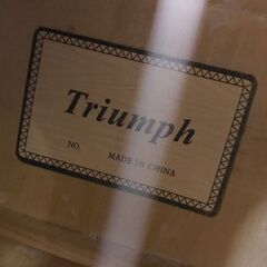 【ジャングルジャングル深井店】★TRIUMPH アコースティックギター  音楽 楽器 簡易クリーニング済 堺市 深井 の画像