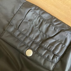 Zara    クロップトナイロンブルゾン ジャンパー ブラック 黒の画像