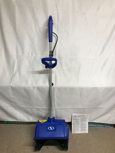 【北見市発】SNOWJOE 電動除雪機 323E 青 家庭用 雪対策 (D6147axwY)