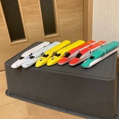 ②　プラレール レールセットと車両コレクション　まとめ売りの画像
