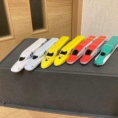 ②　プラレール レールセットと車両コレクション　まとめ売りの画像