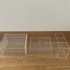 クリアケース小物入れ
