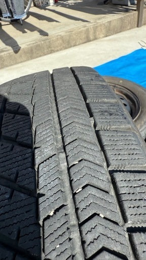 鉄チンホイール　ブリザックVRX 155/65R15 　