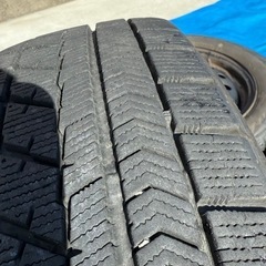 鉄チンホイール　ブリザックVRX 155/65R15 　の画像