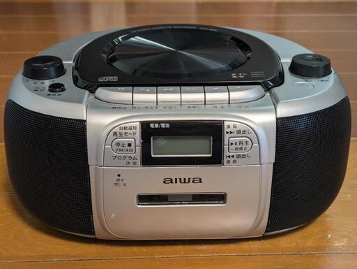 中古ＣＤラジカセ　aiwa