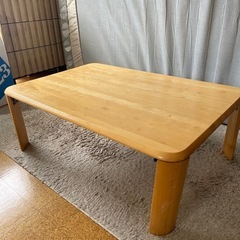 折れ脚ローテーブル