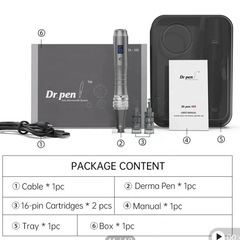 Dr Pen M8電動ダーマペン　付属16チップ✖︎2