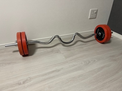 バーベル27kg（アイロテック  5kg×4 ボディメーカーezバー 7kg）