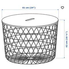 IKEA　ローテーブル　クヴィストブローの画像