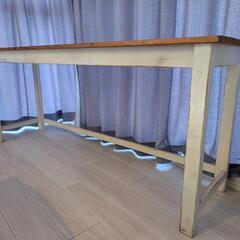 長机　横170cm、高さ72cm、奥行き44cm　北欧風　レトロ...