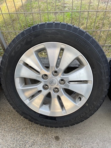 【配送可※要相談】【値下げ】スタッドレスタイヤホイールセット　225/55R55 TOYO ウィンタートランパス 