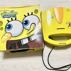 スポンジボブのワッフルメーカー 中古