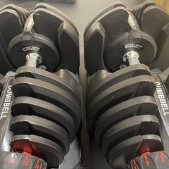 可変式ダンベル４０ｋｇ　、ベンチ台(角度が変えられるもの)の画像