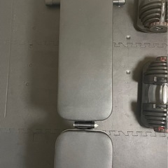可変式ダンベル４０ｋｇ　、ベンチ台(角度が変えられるもの)の画像