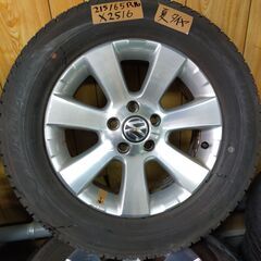 夏タイヤホイールセット  サイズ　215/65R16(X2516)の画像