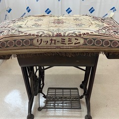 アンティーク　足踏みミシン　リッカー　昭和レトロ　S36年納品の品物の画像