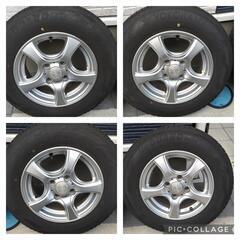 受け渡し決まりました　13インチアルミホイール　スタッドレスタイヤの画像