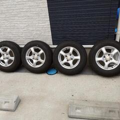 受け渡し決まりました　13インチアルミホイール　スタッドレスタイヤ