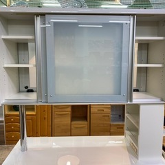 【愛品館 江戸川店 】両面スライドハッチ キッチンボード 創愛ファニチュアの画像