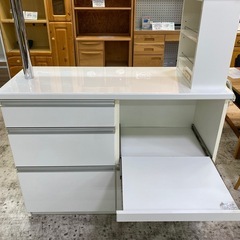 【愛品館 江戸川店 】両面スライドハッチ キッチンボード 創愛ファニチュアの画像