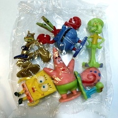 ☆新品☆ スポンジボブ アクアリウム ハウス1点＋フィギュア6体 セットの画像