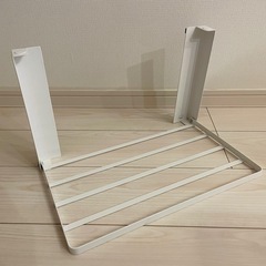 山崎実業 tower　洗濯機横マグネット折り畳み棚