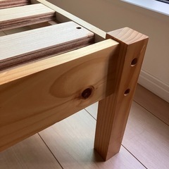 ニトリ　ベッドフレームの画像