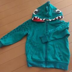 H＆M 恐竜パーカー　サイズ110 2歳〜4歳の画像