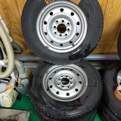 スタッドレスタイヤホイールセット  サイズ　165/R13(X2...