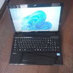 第55号　NECノートパソコン　SSD128GB　WIN11　オ...