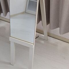 【シンプル】姿見鏡 スタンドミラーの画像