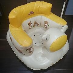 ベビーバスチェア　クマ　エアー　ノーブランド