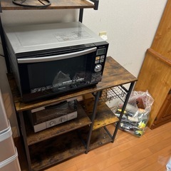 美品　レンジ棚の画像