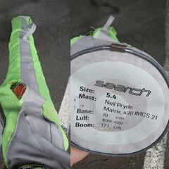 ウインドサーフィン　セイル5.4  Searchの画像