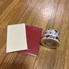 無印良品福缶に入っていたマスキングテープとポチ袋