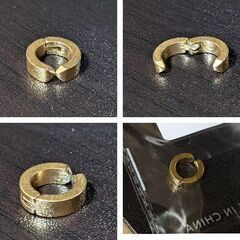 片耳用イヤーカフ（新品）ゴールドの画像
