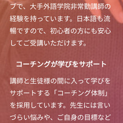楽学（らくがく）は、 “一人ひとりに合わせた形” でサポートする中国語オンラインスクールですの画像
