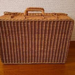 【昭和レトロ】カゴバッグ ピクニック