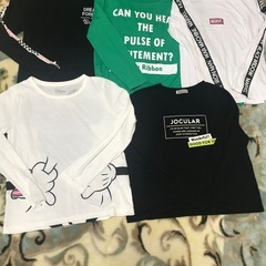 140cm長袖Tシャツセット①