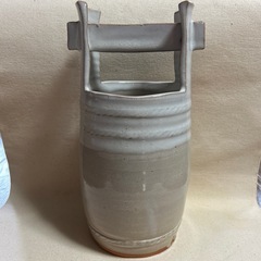 萩焼　花瓶　新品　木箱入の画像