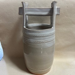 萩焼　花瓶　新品　木箱入の画像