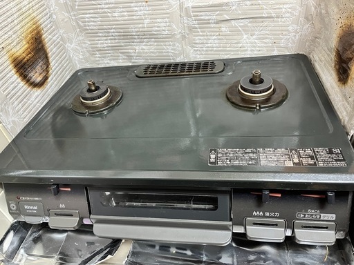 【取引完了】Rinnai RTE670BK ガスコンロ