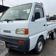 【支払総額10.8万円】エアコン付き！キャリィトラック車検付き即...
