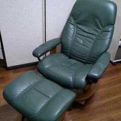 エコーネス リクライニングチェア オットマン付