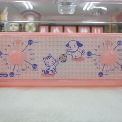 自動給餌器 わんにゃんぐるめ CD-400 山佐時計計器 クリアピンク ペット用品 西岡店の画像