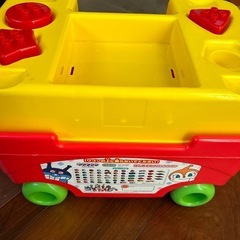 はじめてのアンパンマンブロックワゴン車輪付き　おまけ付き
