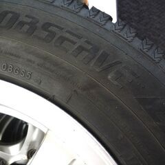 タイヤ スタッドレスタイヤ ホイール付きタイヤ Weds 16×5.5J Off+19 139.7 5H　オブザーブ 175/80R16 2016年製 4本セット 中古 苫小牧西店の画像